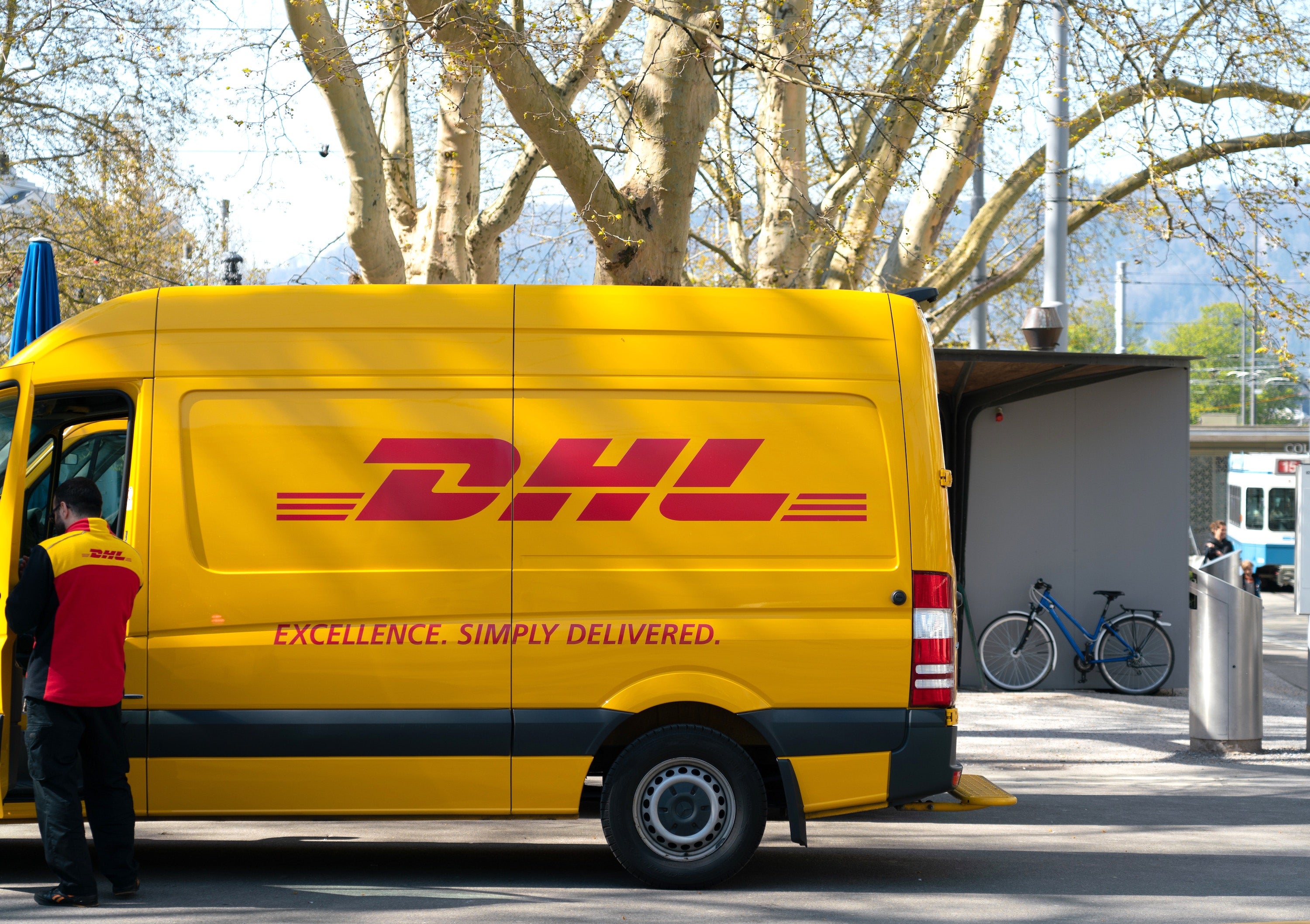 DHL Delivery van