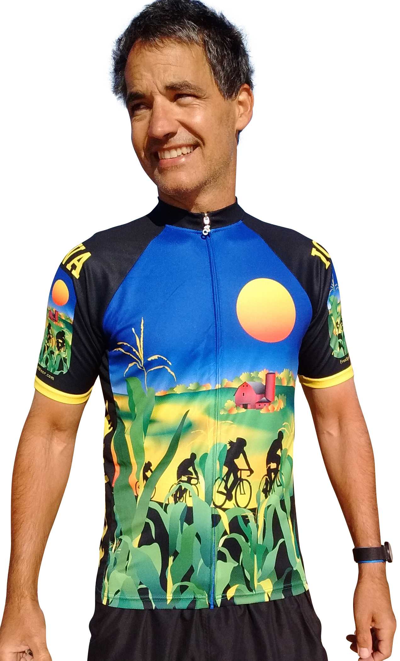 iowa hawkeye cycling jersey