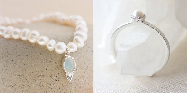 June Birthstone Bracelet and Ring Jewellery