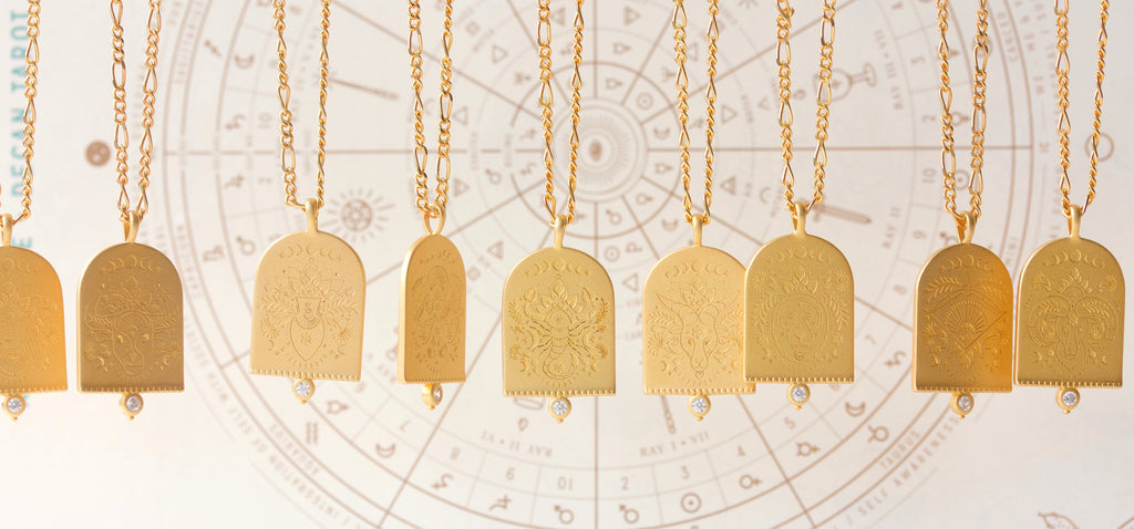 Zodiac Pendant Necklaces in Gold