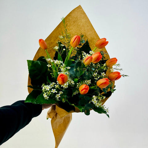 Bouquet of Orange Tulips - Persian Flowers
