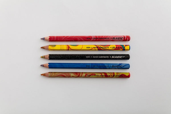 Koh-i-noor Magic - Pencils with Special Multicoloured Lead. 3405 Magic  Tropical.