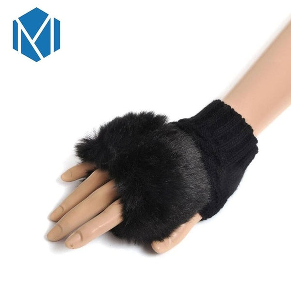 ladies fingerless gloves mittens