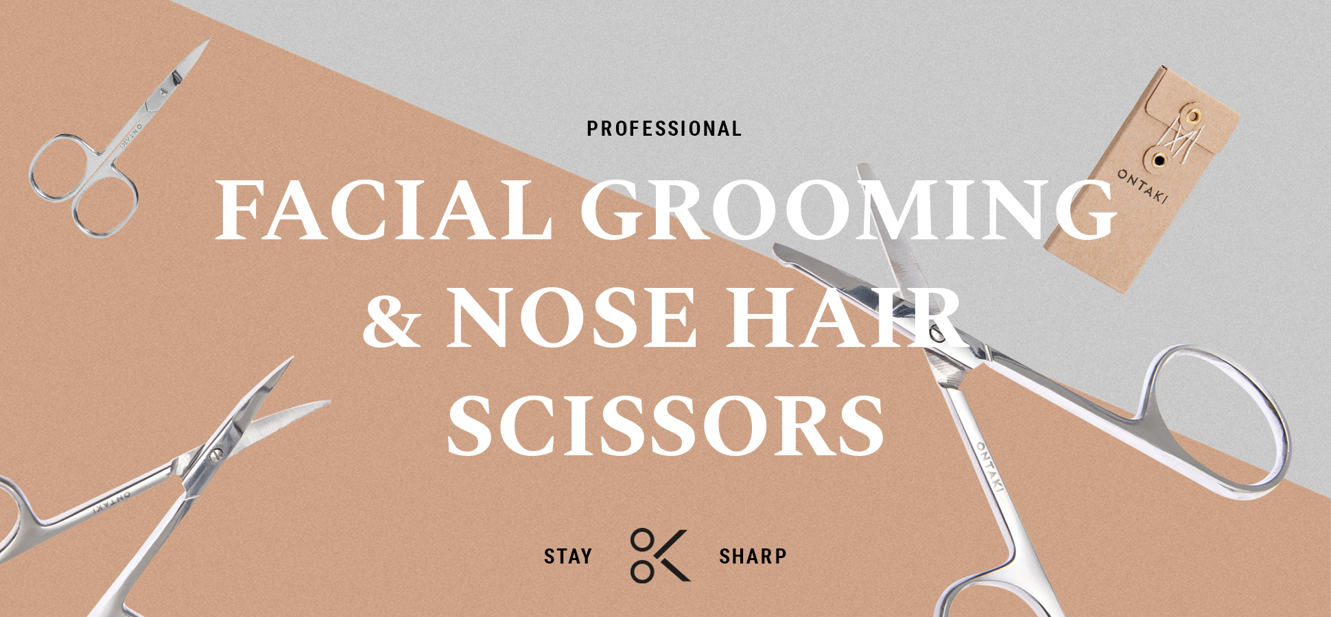 Nose Hair Scissors Facial Hair Small Grooming Scissors ,9.4x4.7cm Small Scissors Beauty Nose Hair Trimmer for Ear Hair Beard Eyebrow Trimming Black