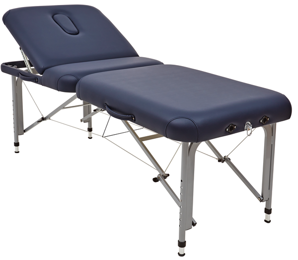 6 Diameter Deluxe Massage Table 25 Full Bolster Navy Blue