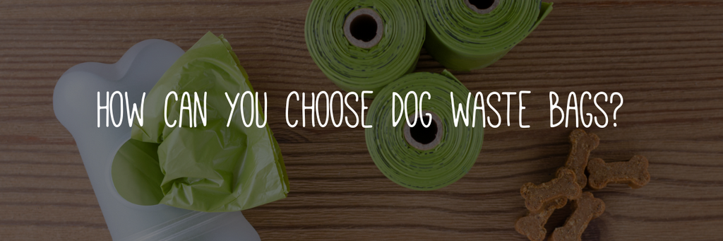 How can you choose dog waste bags?