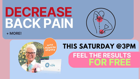 how to decrease back pain free seminar and free product flyer