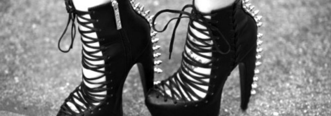 gothic heel shoe