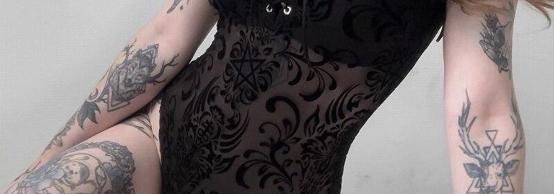 gothic bodysuit