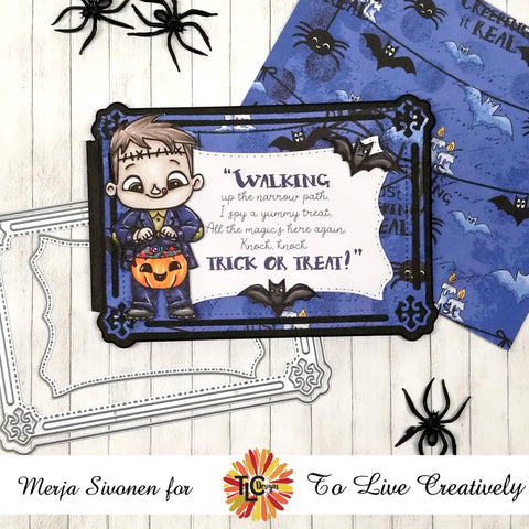 Frankie-Pie Halloween card