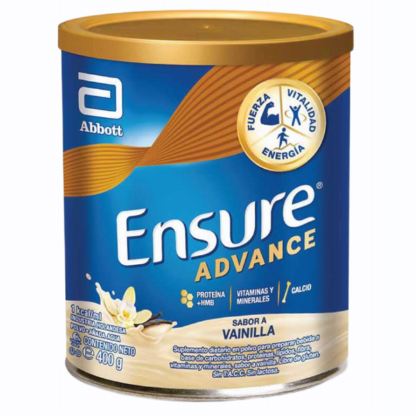 Ensure Advance Powder Food Supplement Vanilla Flavour 850g/29.98 oz, with High-Quality Protein, Omega 3 & 6, 28 Vitamins & Minerals
