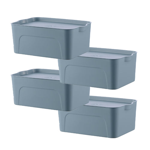 4pc Stacking storage bins with Lid-Small-Green – X-Nrg Life