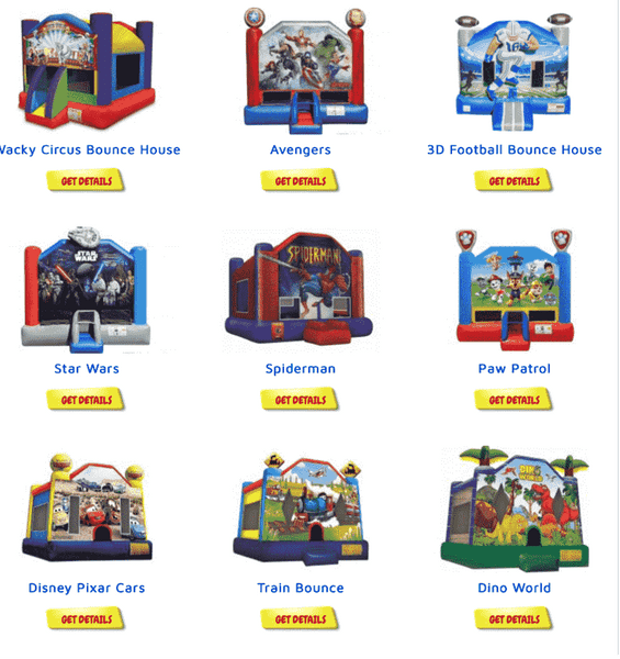 Bounce house rentals.