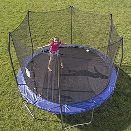 A girl jumping on a Skywalker Trampoline.