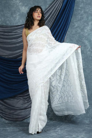 Buy_online_Jamdanee_saree_trendia