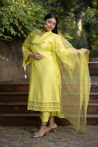 Lime Kurta set