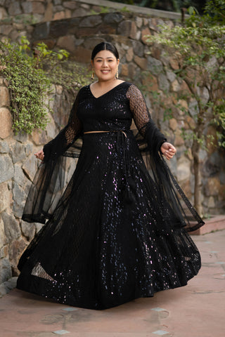 Black Lehenga Choli