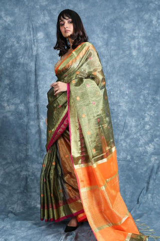 green_tissue_saree