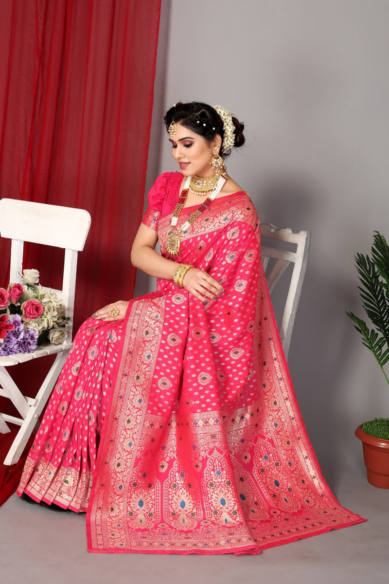 Women's Red Designer Saree Collection - Dwija Fashion – Trendia