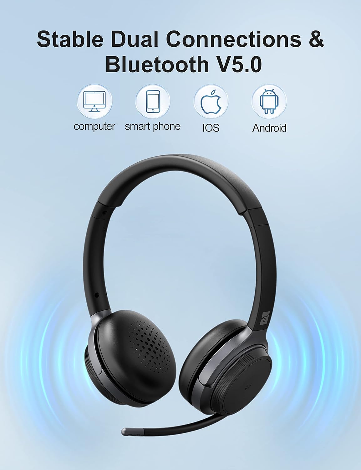 TaoTronics TT-BA07 Bluetooth Stéréo Audio Musique Récepteur/Émetteur 2 en 1  Adaptateur touristes Dispositif Soutien