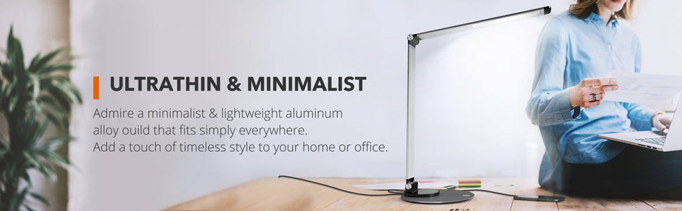 TaoTronics Aluminum Desk Lamp DL22 Ultrathin Minimalist