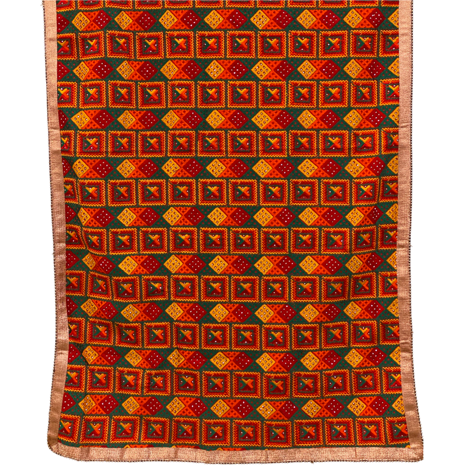 Phulkari Scarf / Phulkari Dupatta | Classy Missy by Gur