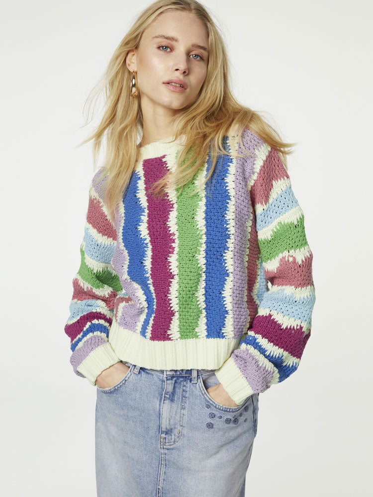 Image of Fabienne Chapot Heath Stripe Jumper