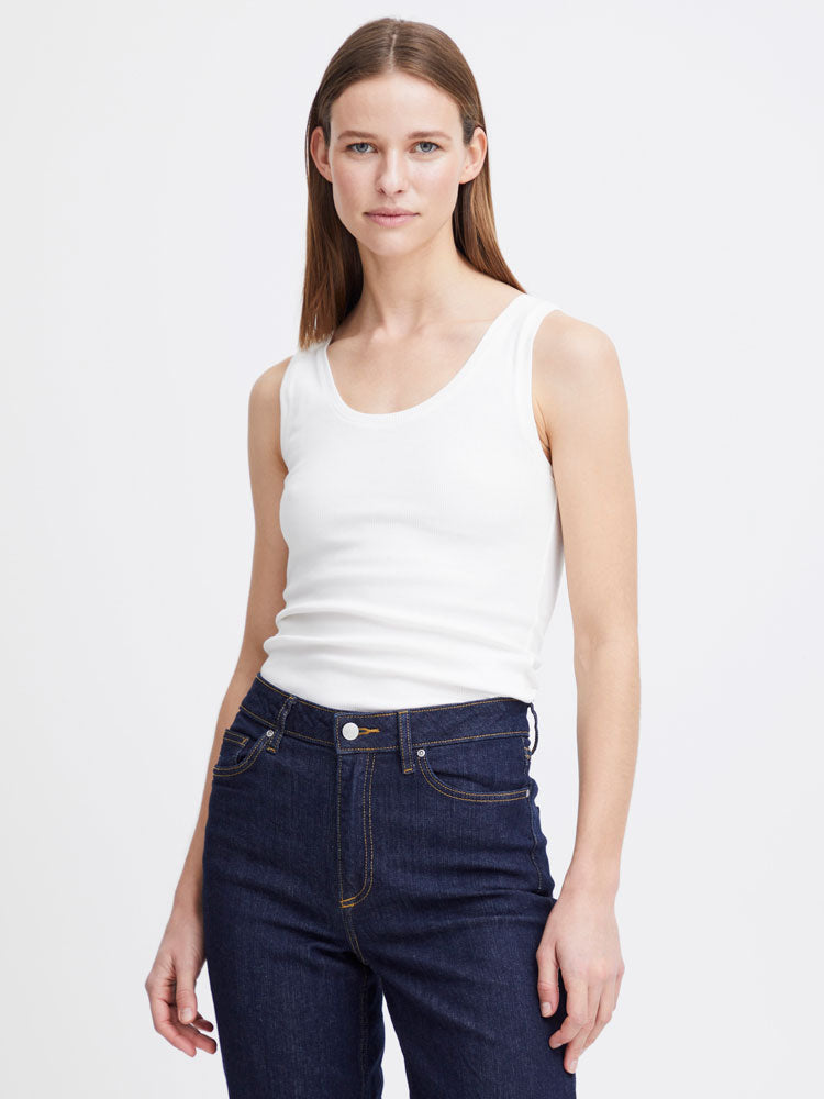 Image of B Young BySanana Tank Top Off White