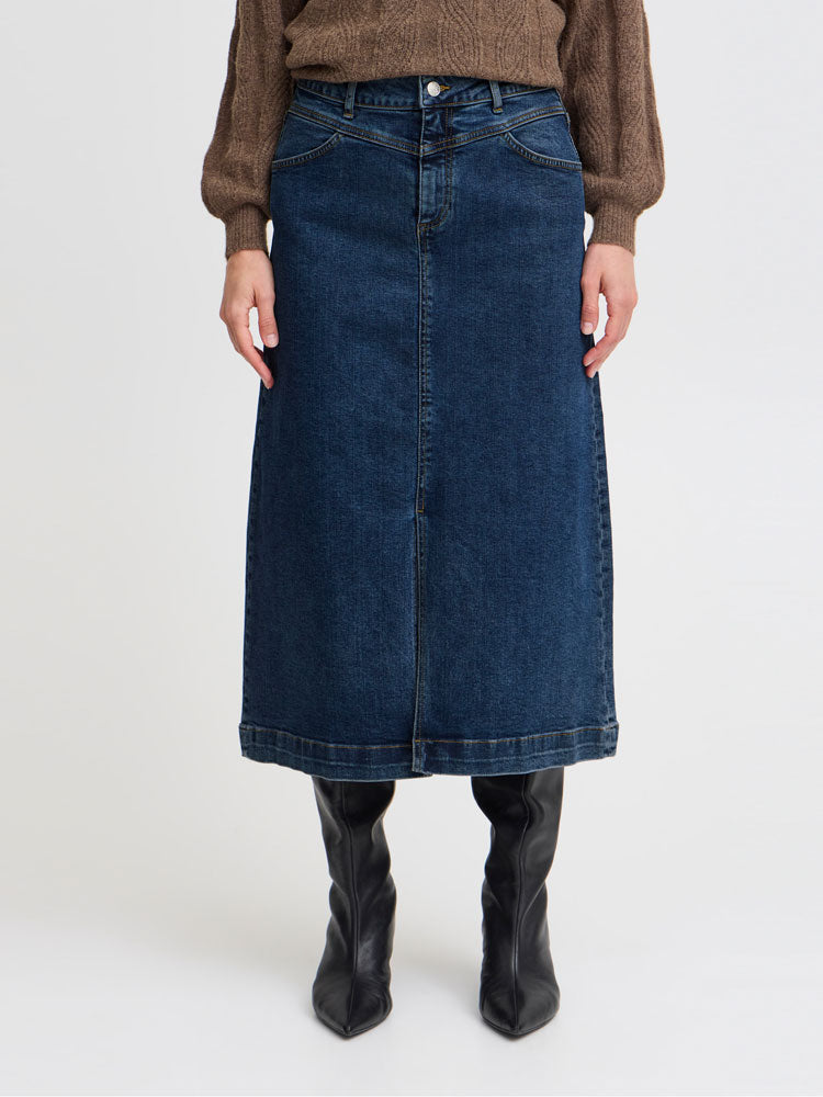 Image of B Young ByLeya Denim Skirt