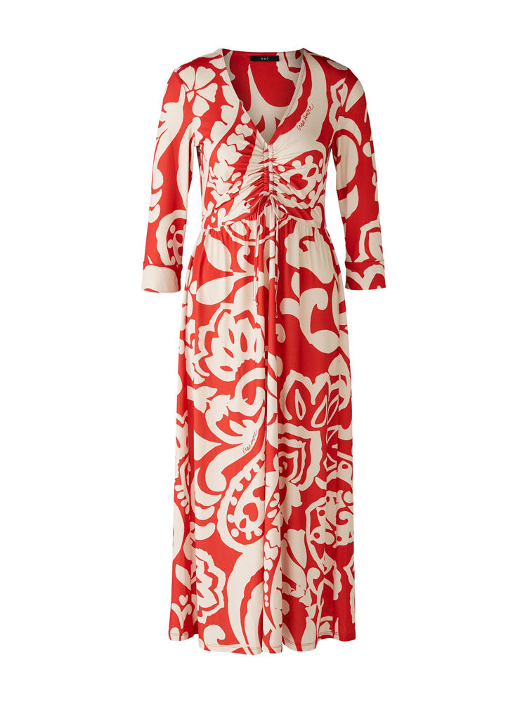 Image of Oui Dress Red & White