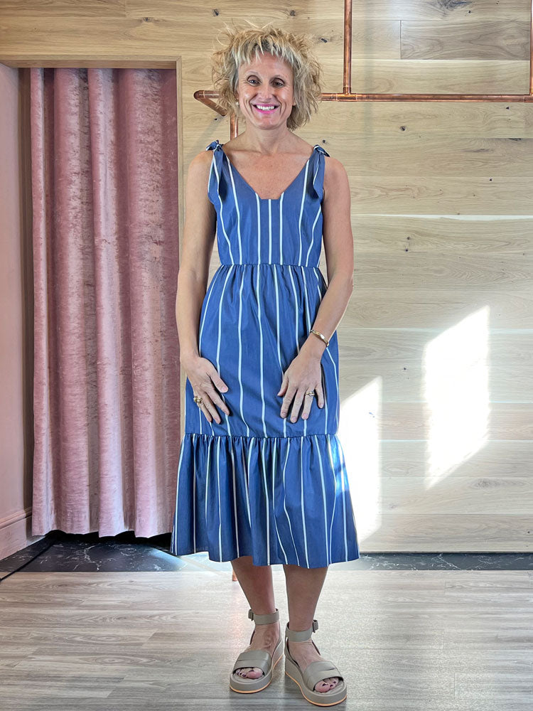 Image of Emme Marella Maesa Dress Cornflower