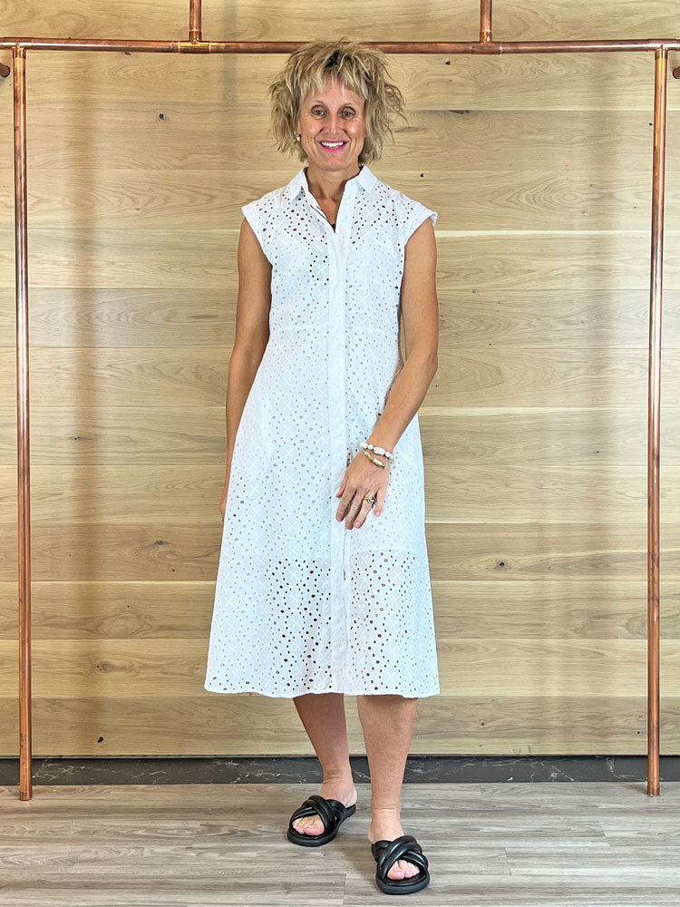 Image of Emme Marella Venosa Dress White