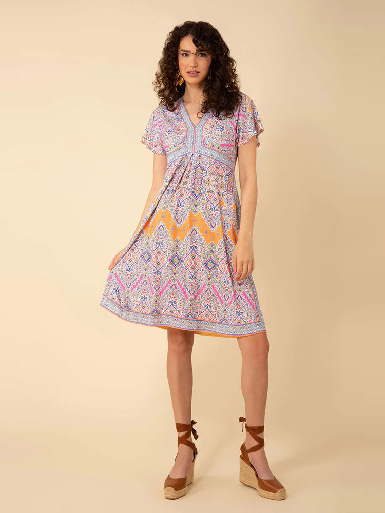 Image of Hale Bob Elise Dress Orange