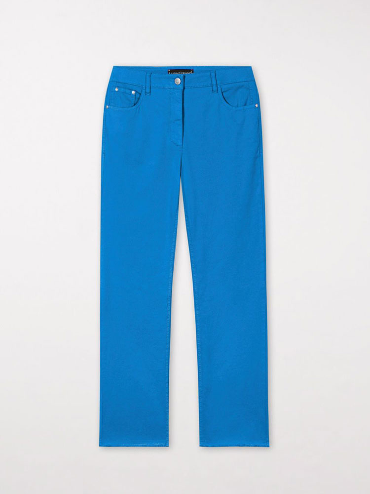 Image of Luisa Cerano Baby Flare Jeans Bright Blue