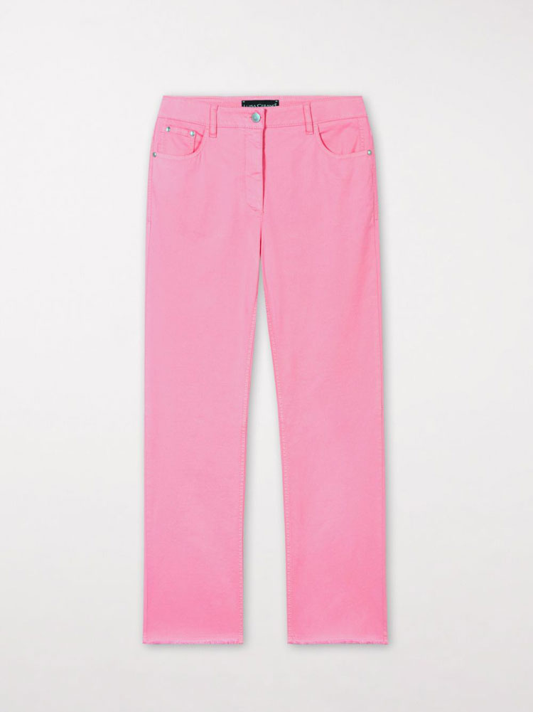 Image of Luisa Cerano Baby Flare Jeans Pink