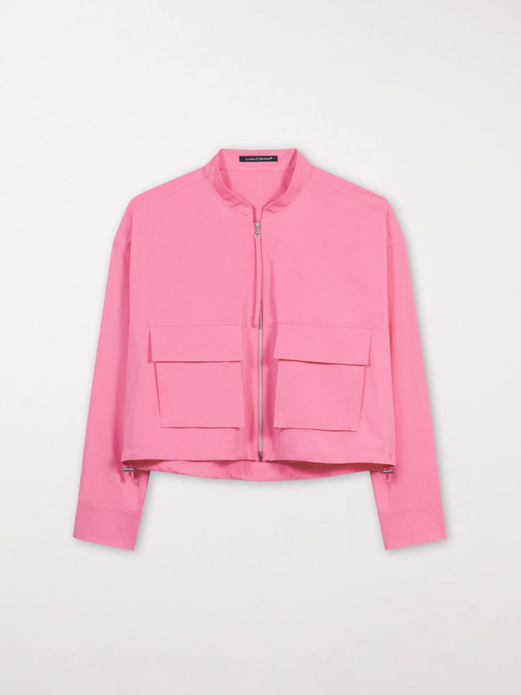 Image of Luisa Cerano Cargo Style Jacket Pink