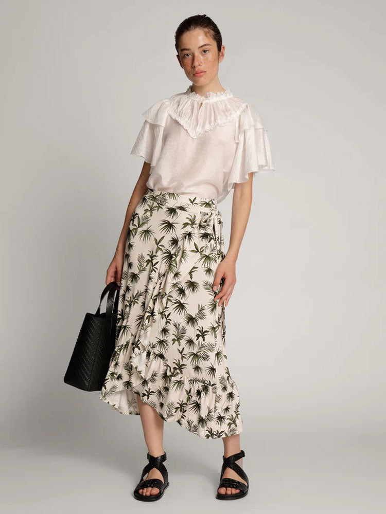 Image of Munthe Kabbina Skirt Olive