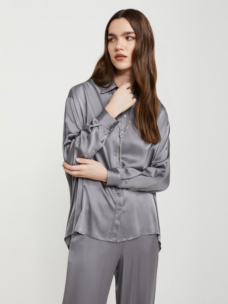 Image of Ottod'Ame Viscose Shirt Grey