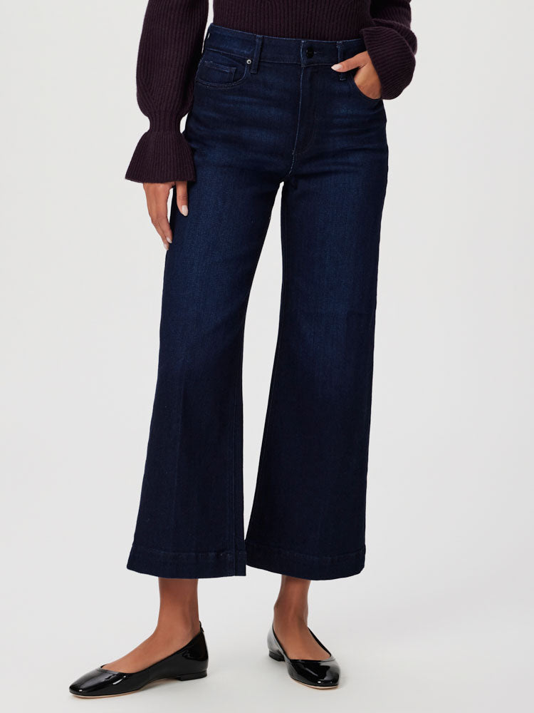 Image of Paige Anessa Wide Leg Jeans Sussex
