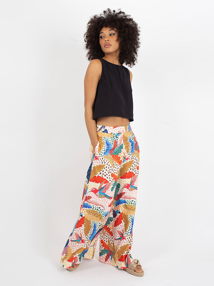 Image of Traffic People Wide Leg Trousers