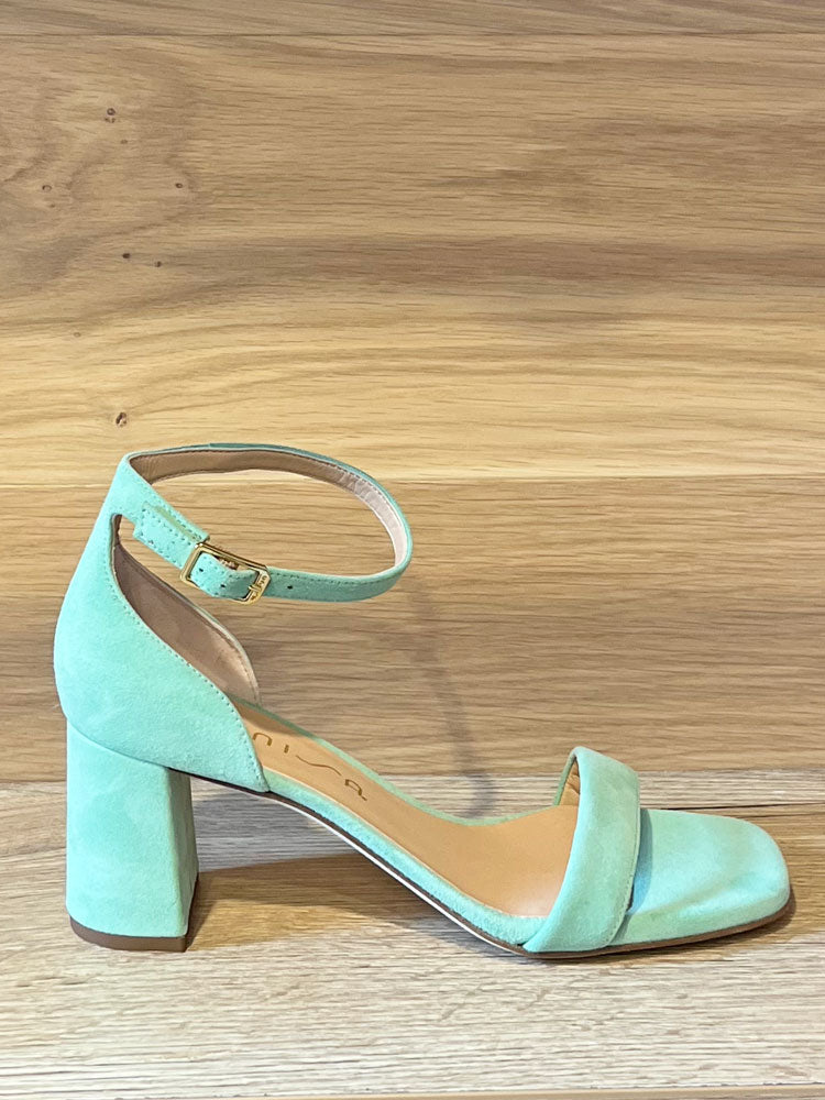 Image of Unisa Minot Heeled Sandals Aquamarine