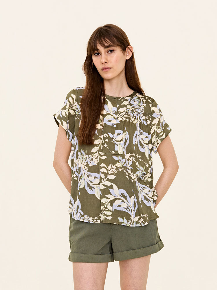 Image of Odd Molly Frizzante Blouse Deep Green