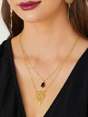 Ashiana Mysore Necklace Black Onyx