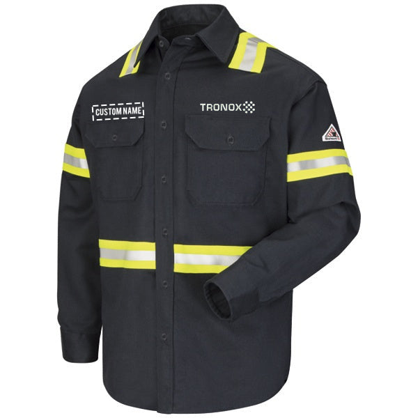 Bulwark Enhanced Visibility Uniform Shirt - Excel Fr Comfortouch