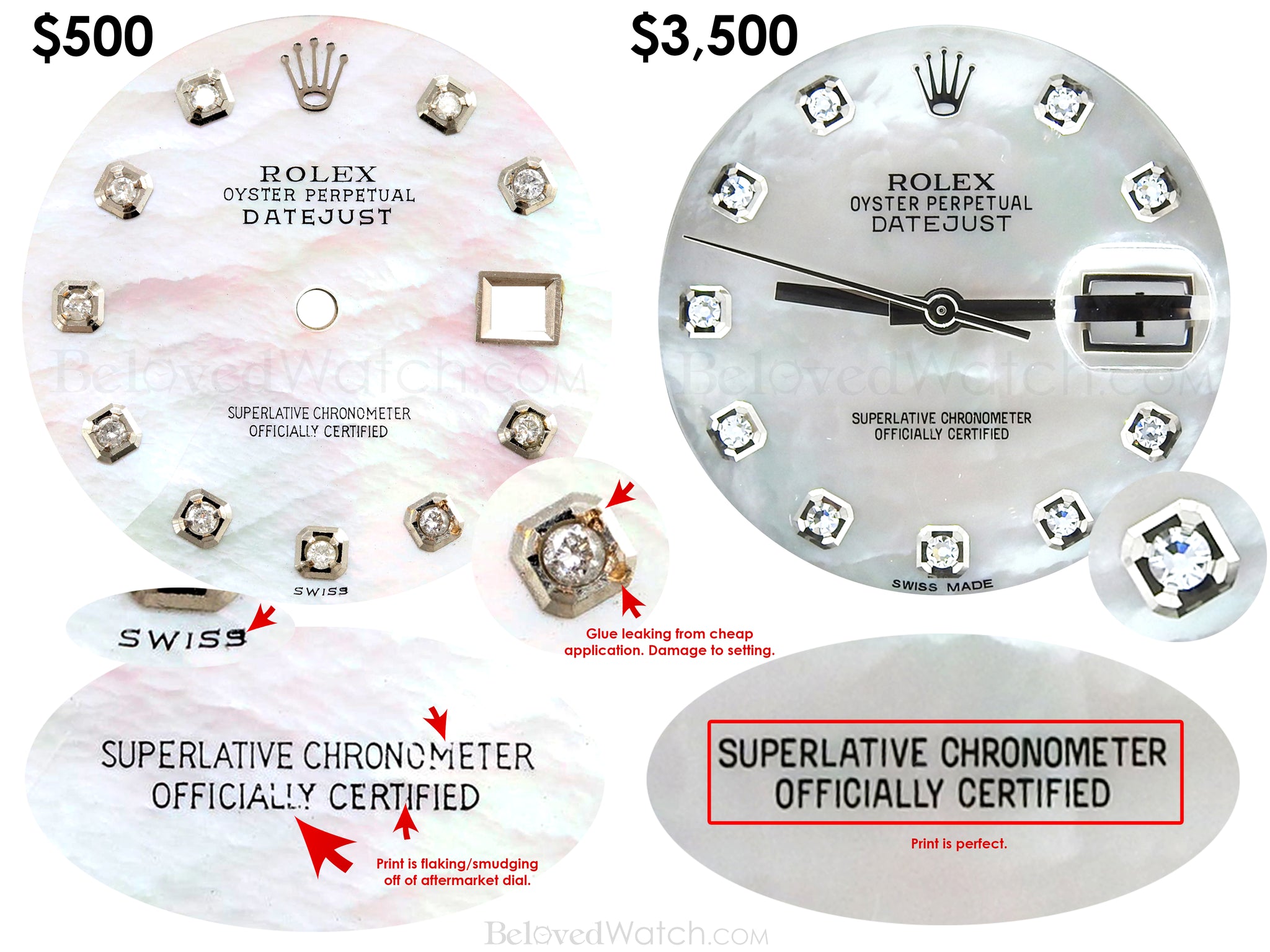 Factory Rolex Diamonds vs 