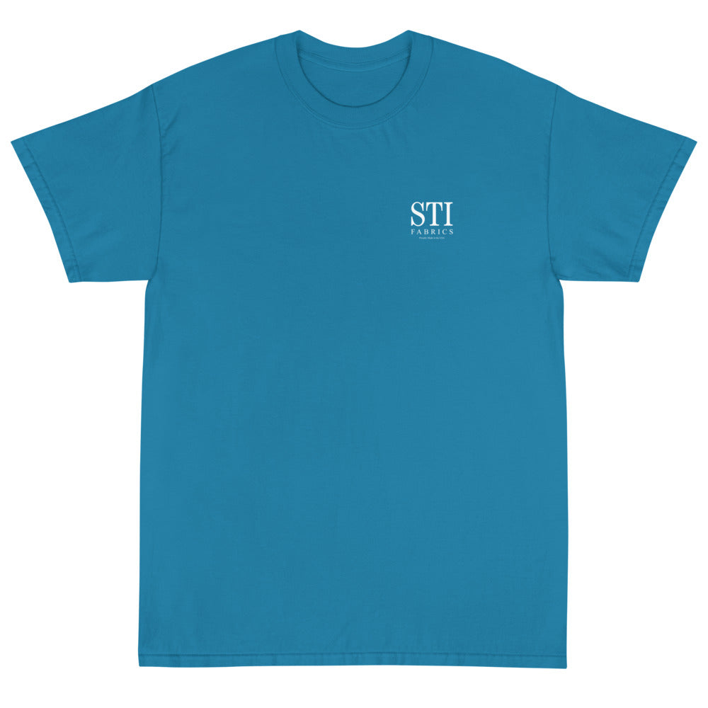 Short Sleeve T-Shirt | White Logo - STI fabrics product image