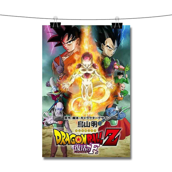 Dragon Ball Z Fukkatsu No F Poster Wall Decor Twentyonefox