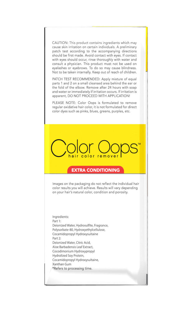 color oops hair color remover target