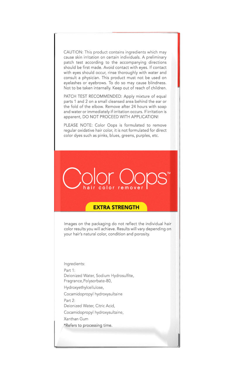 color oops extra strength hair color remover reviews