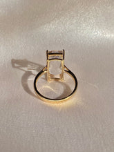 Load image into Gallery viewer, Vintage 14k Light Pink Morganite Solitaire Cocktail Ring
